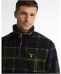 Men's Barbour Tartan Fleece Half Zip - Classic Tartan
