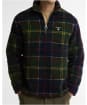 Men's Barbour Tartan Fleece Half Zip - Classic Tartan