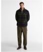 Men's Barbour Tartan Fleece Half Zip - Classic Tartan