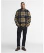 Men's Barbour Tartan Fleece Half Zip - Birchwood Dress Tartan