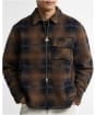 Men's Barbour International Oswald Fleece Overshirt - Navy