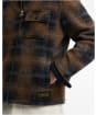 Men's Barbour International Oswald Fleece Overshirt - Navy
