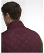 Men's Barbour New Lowerdale Quilted Gilet - Bordeaux