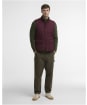Men's Barbour New Lowerdale Quilted Gilet - Bordeaux