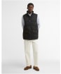 Men's Barbour Lonnen Tartan Puffer Gilet - Shadow Classic Tartan