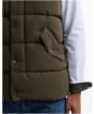 Men's Barbour Powell Puffer Gilet - Dark Sage