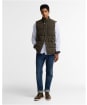 Men's Barbour Powell Puffer Gilet - Dark Sage