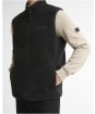 Men's Barbour International Reversible Fleece Gilet - Dark Black