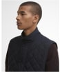 Men's Barbour Lux Lowerdale Gilet - Dark Navy