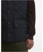 Men's Barbour Lux Lowerdale Gilet - Dark Navy