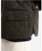 Men's Barbour Lux Lowerdale Gilet - Dark Sage