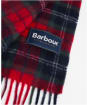 Men’s Barbour Tartan Scarf and Glove Gift Set - RED SPRUCE