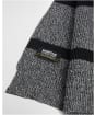 Men's Barbour International Boston Beanie And Scarf Gift Set - Black / Grey