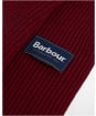 Men's Barbour Cascade Beanie & Scarf Set - Wine