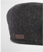 Men's Barbour Fyne Tweed Baker Boy Cap - Charcoal Grey