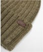 Men's Barbour Kelson Pom Beanie Hat - Olive