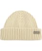 Men's Barbour International Dufton Fisherman Beanie Hat - Chalk
