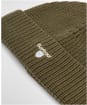 Men's Barbour Cascade Knitted Beanie Hat - Olive