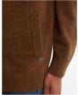 Men's Barbour Patch Zip Through Sweater - Bracken