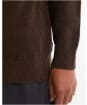 Men's Barbour Holden Half Zip Sweater - Dark Oak