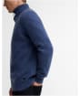 Men's Barbour Nelson Essential Half Zip Sweater - Deep Blue