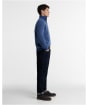 Men's Barbour Nelson Essential Half Zip Sweater - Deep Blue