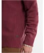 Men's Barbour Nelson Essential Half Zip Sweater - Mauve