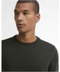 Men's Barbour Pima Cotton Crew Neck Sweater - Sage