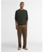 Men's Barbour Pima Cotton Crew Neck Sweater - Sage