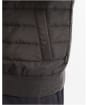 Men's Barbour Carn Baffle Zip Thru Quilted Sweater - Charcoal