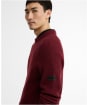 Men's Barbour International Chester Crew Knit Jumper - Antique Red