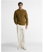 Men's Barbour International Crawley Crew Neck Jumper - Butternut