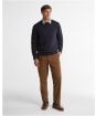 Men's Barbour Kelson Crew Neck Sweater - Navy