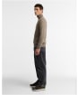 Men's Barbour Danforth Textured Half-Zip Sweater - Mushroom