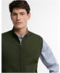 Men's Barbour Marcus Knitted Gilet - Olive