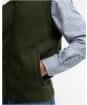 Men's Barbour Marcus Knitted Gilet - Olive