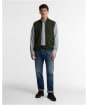 Men's Barbour Marcus Knitted Gilet - Olive