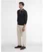 Men's Barbour Taunton Knitted Polo Shirt - Navy