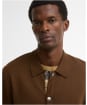 Men's Barbour Florcombe Knitted Cardigan - Dark Sand