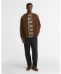 Men's Barbour Florcombe Knitted Cardigan - Dark Sand