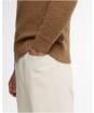 Men's Barbour Pluckley Half Zip Knitted Jumper - Sandstone