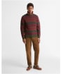 Men's Barbour Highsted Fairisle Crew Neck Sweater - Sage