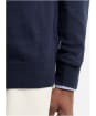 Men's Barbour Millwood Fairisle Half Zip Jumper - Navy