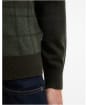 Men's Barbour Mineral Tartan Crew Neck Jumper - Pine