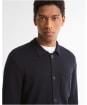 Men's Barbour Bellam Knitted Cardigan - Navy