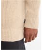Men's Barbour Essentials Fleck Shawl Neck - Pearl