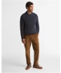 Men's Barbour Essentials Fleck Shawl Neck - Navy