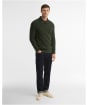 Men's Barbour Essentials Fleck Shawl Neck - Olive