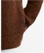 Men's Barbour Essentials Fleck Shawl Neck - Bracken