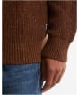 Men's Barbour Essentials Fleck Half Zip Jumper - Bracken